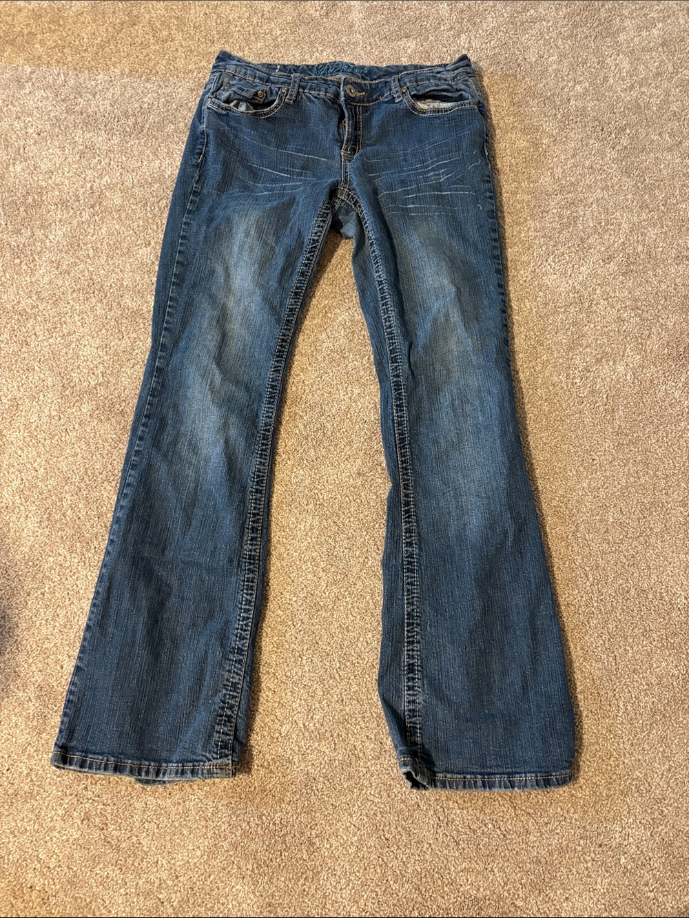 Angel Jeans- Blue Bootcut Jeans